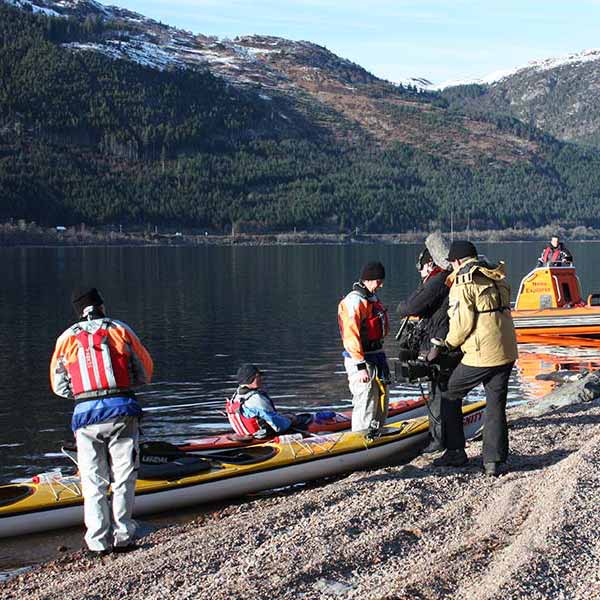 Fred MacAulay and Dougie Vipond kayak the Calledonian Canal