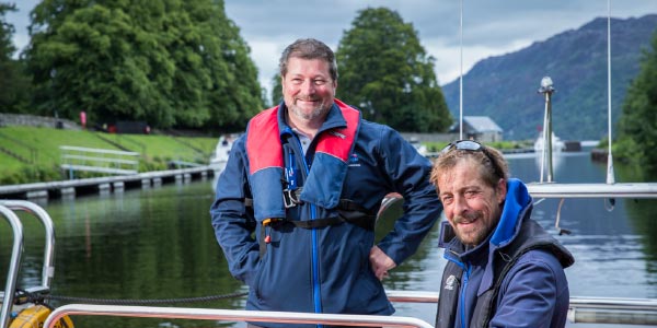 Members of the Cruise Loch Ness Team