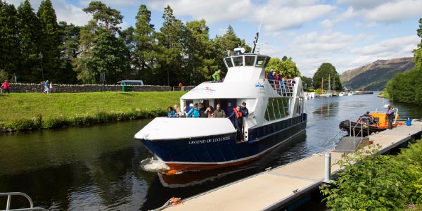 A new boat named The Legend of Loch Ness