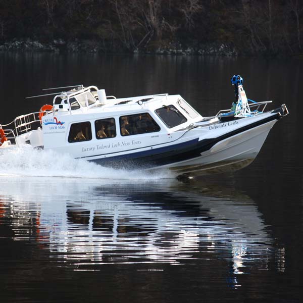 Our luxury cabin RIB, Deborah Leah takes part in bringing Loch Ness to Google Street View