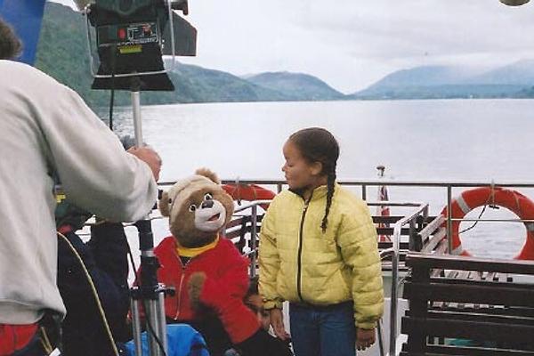 Becky and Barnaby Bear search for Nessie